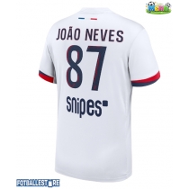 Paris Saint-Germain Joao Neves #87 Bortedrakt 2025-26 Kortermet